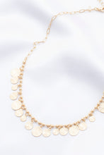 Load image into Gallery viewer, Coin Charm Metal Necklace
