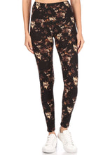 Load image into Gallery viewer, 5-inch Long Yoga Style Banded Lined Multi Printed Knit Legging With High Waist
