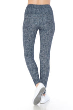 Load image into Gallery viewer, 5-inch Long Yoga Style Banded Lined Multi Printed Knit Legging With High Waist
