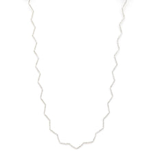Load image into Gallery viewer, Chevron Pattern Metal Necklace
